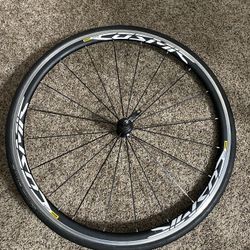 Mavic Cosmic Elite Front Wheel Wheels Rim Rims Fixie Fixies Bicycle Bike Road Bikes 700c 700 C Single Speed Free Wheel