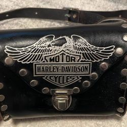 Vintage Harley Davidson Leather Purse