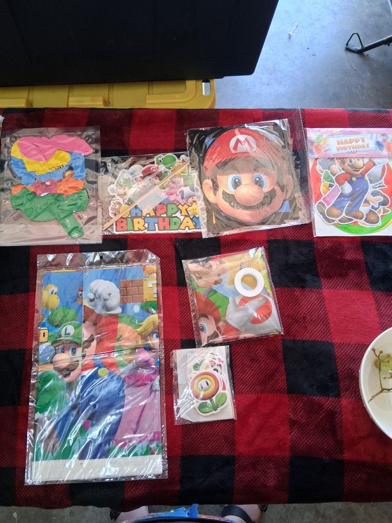 Super Mario Birthday Party Kit