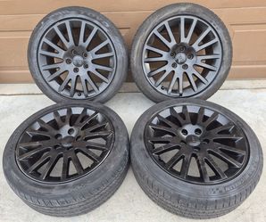 OEM Audi Rims and Tires 17inch 5x112