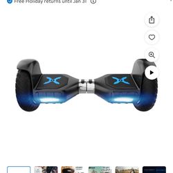 Snow Globe Tumblers, Hoverboard & Go Kart Attachment 