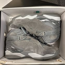 Jordan 8 cool grey Size 14