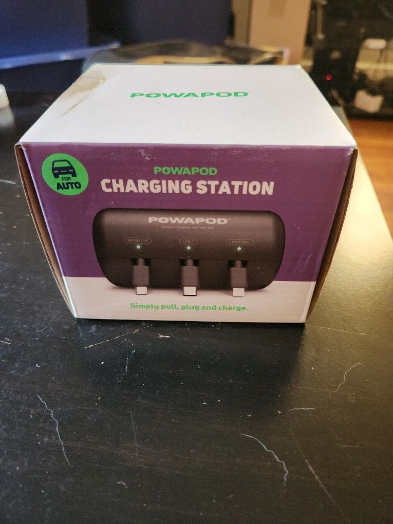 Powapod Charging Station For Cars Brand New In Box