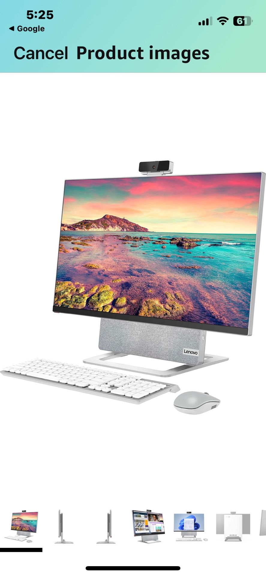 Lenovo Yoga AIO 7 27ACH6 Desktop All In One