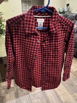 Carters Búffalo Plaid Long Sleeve 