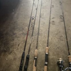 Bunch Of Good Fishing Setups And Rods N Reels