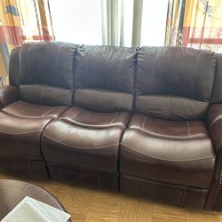 Cambridge Oxblood Faux Leather Set