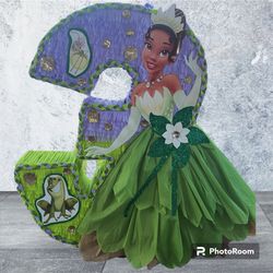 Number 3 Princess And The Frog Piñata 