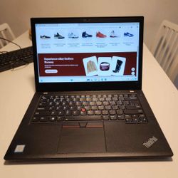 Lenovo ThinkPad model t480 14-inch laptop  Intel Core i5- 8350U 8th Generation @1.7 GHz.  8GB RAM  240GB SSD  Microsoft Office installed.  Windows 11 