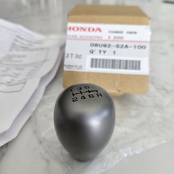 Acura Honda OEM Titanium Shift Knob 6 Speed