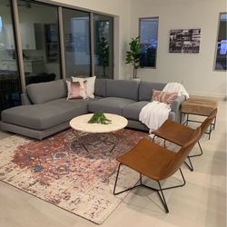 West Elm Grey Couch / Sofa / Sectional