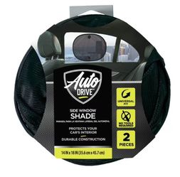 AUTO DRIVE MESH SIDE WINDOW SUNSHADE UNIVERSAL SET OF 2