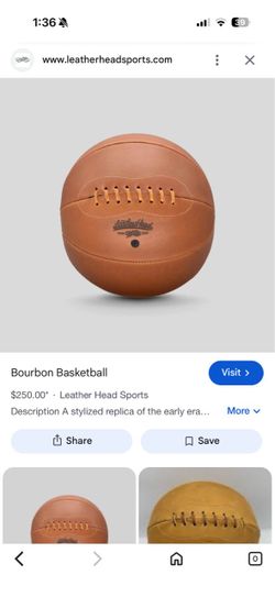 Leather Head Sports Bourbon Basketball