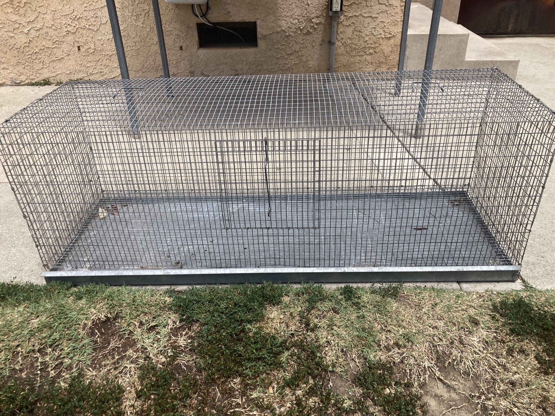 Galvanized Bird Cage
