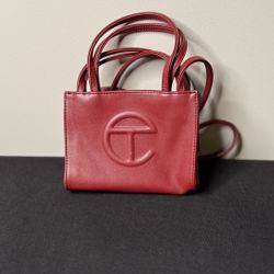 Telfar Small Shopping Bag — Oxblood (Gently Used / Like New) 🩸