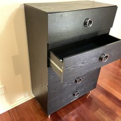 Black Wooden Dresser