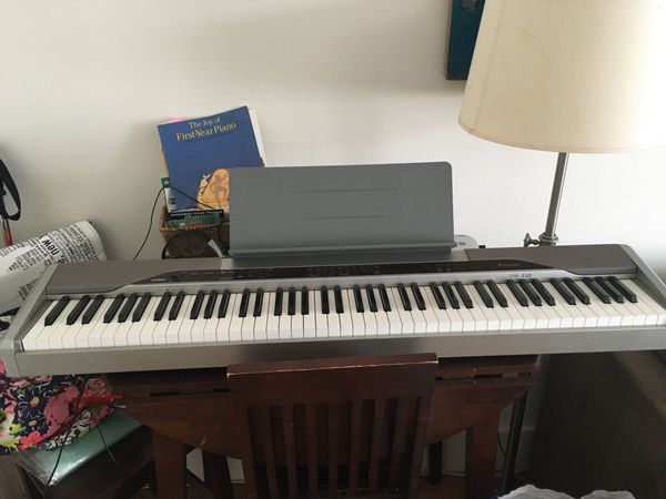 grey casio keyboard