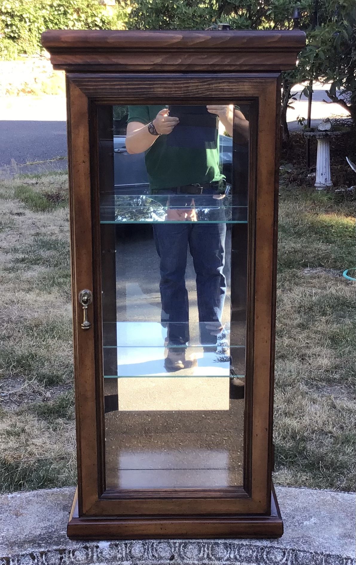 Table Top Or Low Profile China Cabinet Display Case