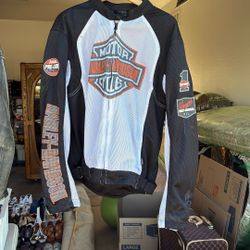 Harley Davidson Mesh Lightweight Motorcycle Jacket 