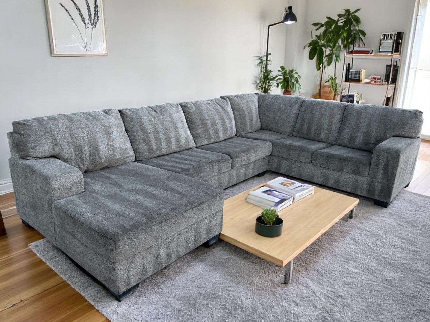 Sectional Sofa Couch 🛋️ | Like New + Delivery 🚚