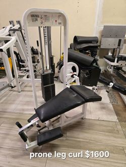 Paramount Prone Leg Curl Gym Equipment Exercise Fitness Weight Machine