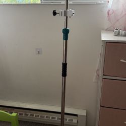 Adjustable Weighted Bottom Medical Pole With Pump Clamp. Clamp Included     (Pump Not Included)