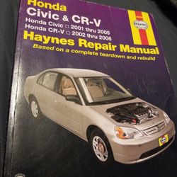 Honda Civic & CR-V  Haynes Repair Manuel