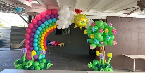 Beautiful balloon . Arch