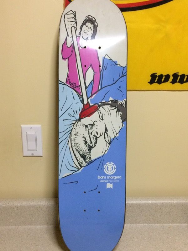 Bam Margera Element skateboard deck