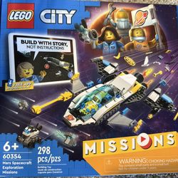 LEGO City Mars Spacecraft – 298 pcs, Age 6+