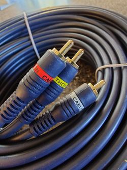 50ft Coaxial Audio/Video 3 xRCA Cable