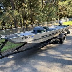 16ft Aluminum Jon Boat 