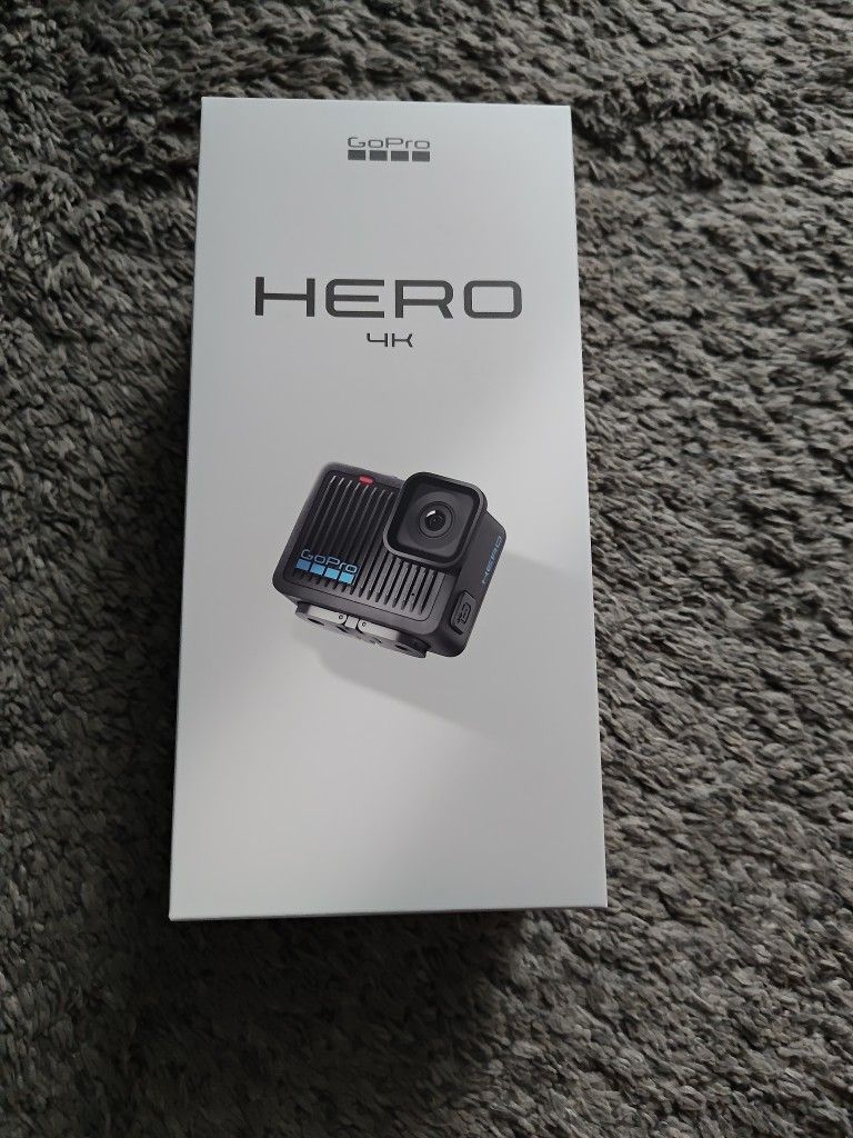 GoPro Hero - Compact Waterproof Action Camera with 4K Ultra HD Video, 12MP Photo, Touch Screen