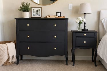 Solid Wood Pottery Barn Dresser and Nightstand