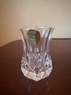 Vintage Cristal d’Arques Crystal Vase