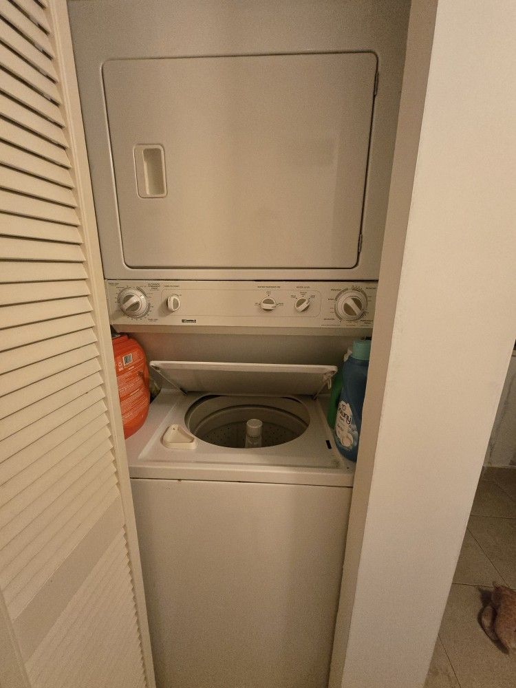 Kenmore Stackable Washer And Dryer Works Perfect .