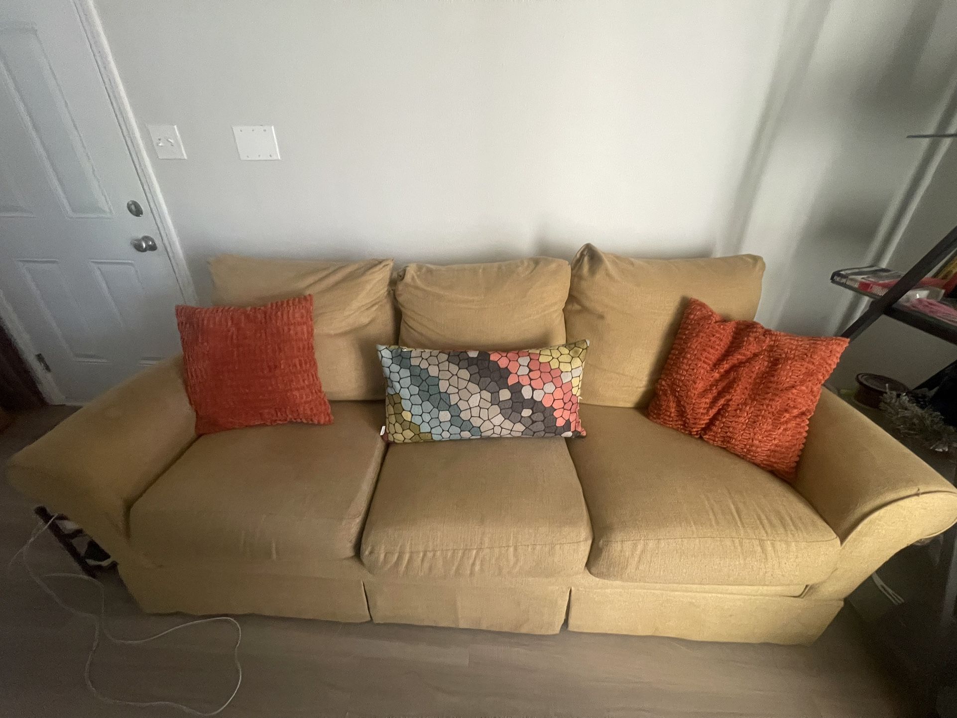 Matching Yellow Couches – Great Condition!
