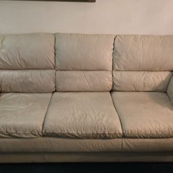 Leather Sofa, Loveseat And Oversized Chair