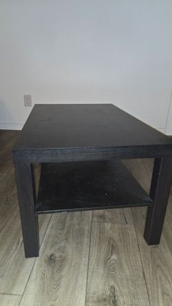 Black IKEA coffee table