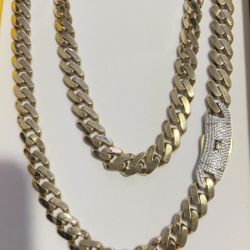 New Mónaco Chain 14k Real Gold  Firm Price Thank You 