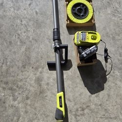 RYOBI
ONE+ 18V Cordless Telescoping Power Scrubber and 2.0 Ah Compact Battery and Charger Starter Kit
