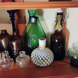 Bottles, Decanters, Swing Top Canning Jars, Glass Soda Bottles,Ect