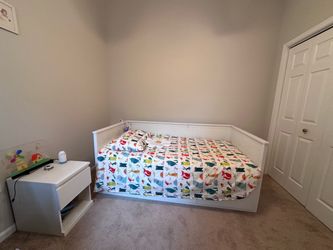 White Wood Daybed Frame Twin Size