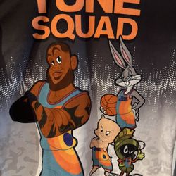Space, jam, tune, squad, fleece shirt