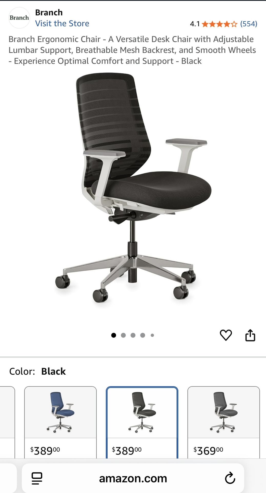 Ergonomic Office Branch Task Chair Amazon BRANCH Ergonomic Chair