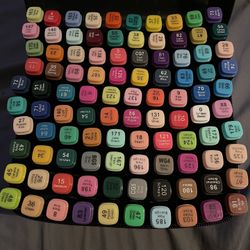 100pcs Marker Set Alcohol Based 
