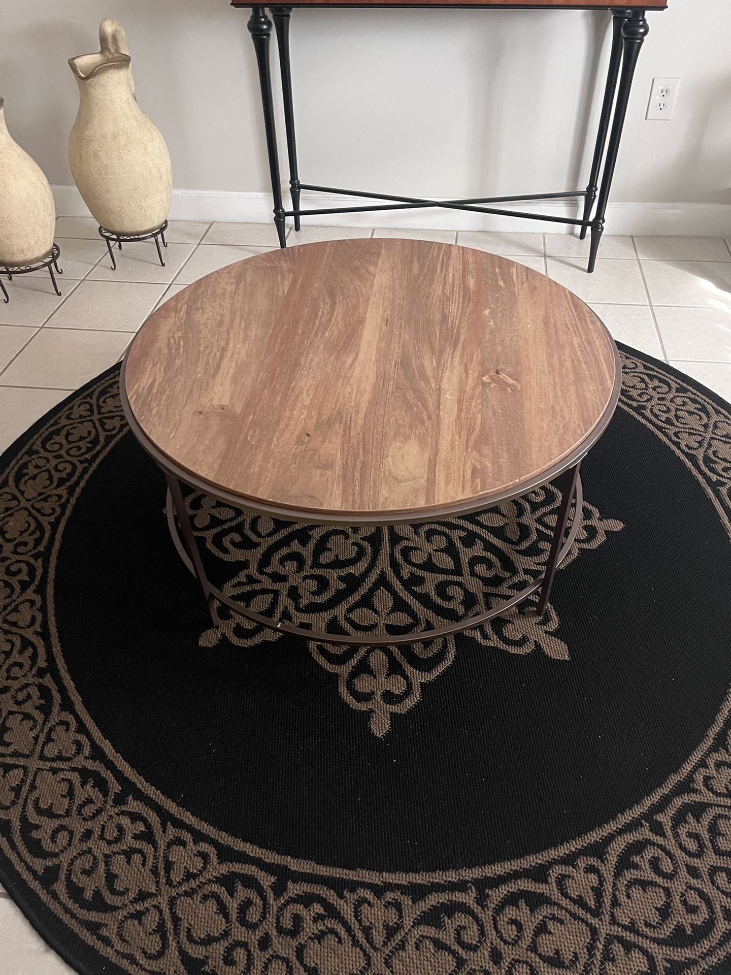 Wooden Round Table
