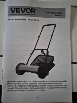 Push reel lawn mower