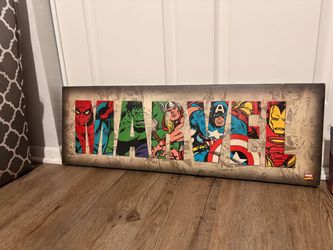 Marvel Comics Superhero Canvas Wall Art