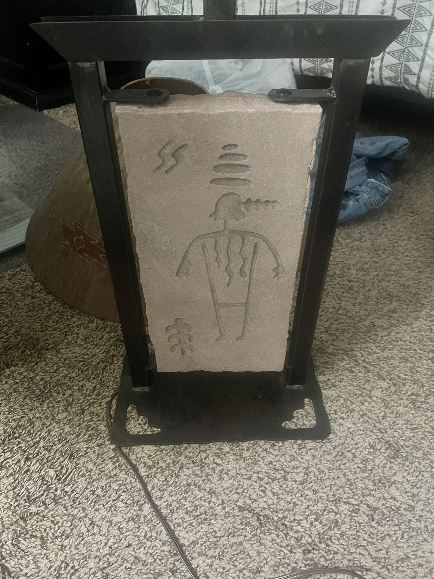 2 Native American Lamps